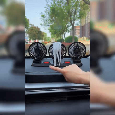 Ventilador TripleCool 360° para Carro 🔥